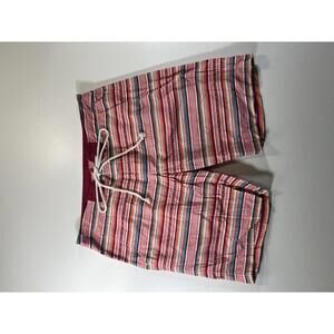 Vintage Pendleton pin Striped Drawstring Shorts 34